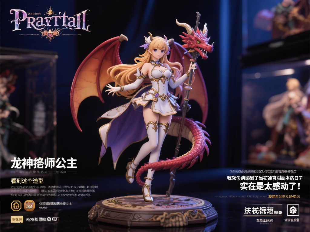BINDing发布《龙使者的公主》驯龙师普拉提娅精美手办模型