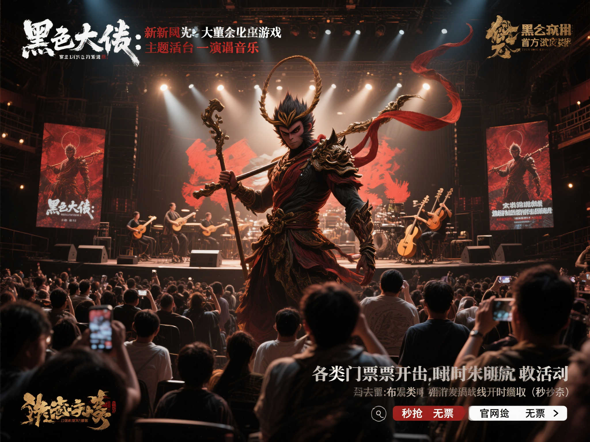 《黑神话：悟空》音乐会引发热潮，官网售票瞬间告罄！